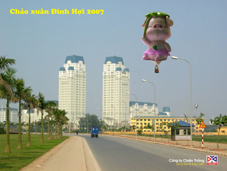 Khinh khí cầu hình Chú Lợn Vàng khổng lồ sẽ bay tại Thủ đô Hà Nội & TP. Hồ Chí Minh